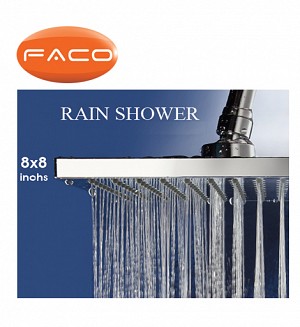 Faco Rain Shower (Size:8x8 Inchs)